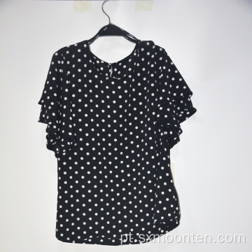 Blusa Feminina Summer Fashion Hot Print Blusas Femininas